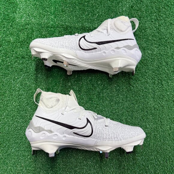 Nike Alpha Huarache NXT White Mens Baseball Cleats DJ6517-100 NEW* Sz 7 / WMNS 8 - Picture 2 of 8